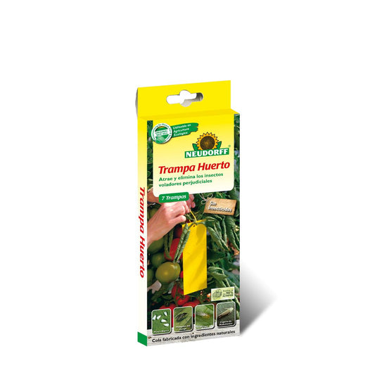Trampa amarilla atrapainsectos de colgar