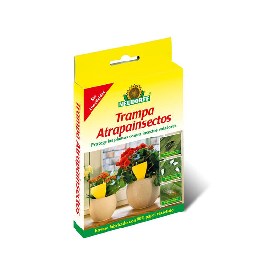 Trampa atrapainsectos macetas